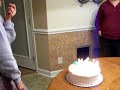 Aunt Barbie blowing candles out Aunt Barbie blowing candles out