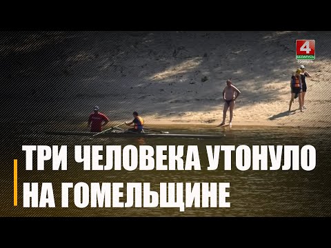 3 человека утонули за большие выходные на Гомельщине видео