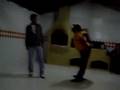 Geleia e Welington dançando