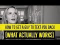 How to Get a Guy to Talk to You Again