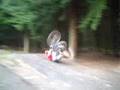 Guy bounces on his back after front flip on bike - bike, crash, fail, flip, front flip, jump, painful, funny