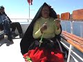 lumière video: spinning yarn on lago titicaca