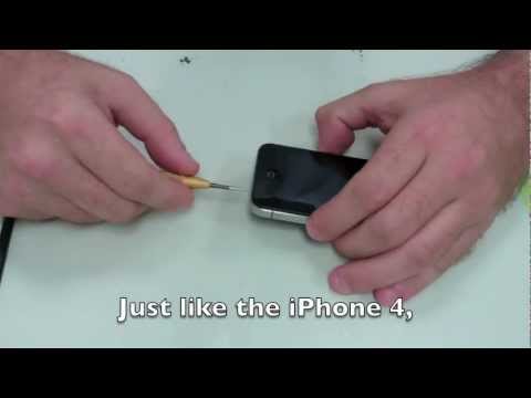 how to remove battery from iphone 4 s