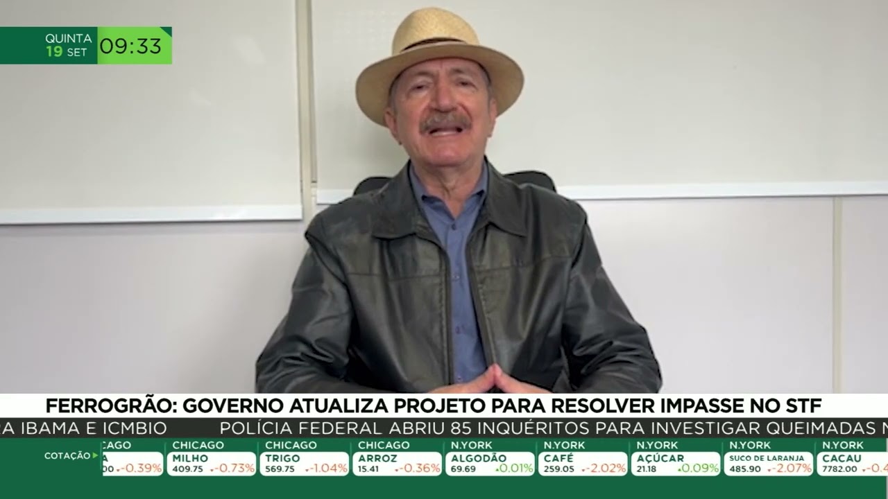 Ferrogrão: governo atualiza projeto para resolver impasse no STF