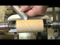 Turning a face grain spindle Segment 1 of 3