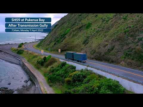 Traffic volumes around Porirua – before and after Transmission Gully
