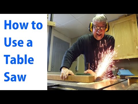 woodworking - 5 minute video in which we give the basic best practices for using a table saw for beginners and people new to woodworking. This video does not cover every a...