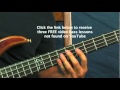 beginner bass guitar lesson the adams family theme