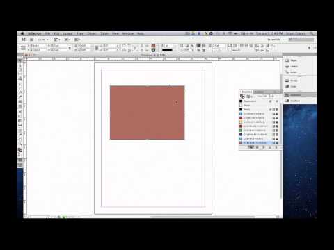 how to fill color in indesign