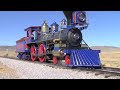 golden spike historic site at promontory, utah. this historic site commemorates one of the most important accomplishments of the 19th century. on may 10, 1869, officials of the central pacific railroad and union pacific railroad met here to drive four symbolic spikes connecting the railroads from the east and west. this established the first transcontinental railroad.
