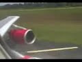 Passenger view of 747 wing during landing - Fear of Flying Passenger view of 747 wing during landing - Fear of Flying