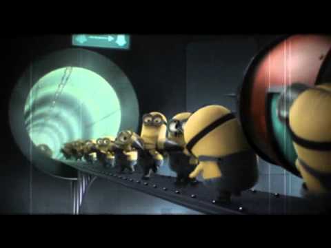 Orientation - some new minions go to a short film that tells them all the different jobs and how to do them. they pay no atension and end up blowing stuff up.