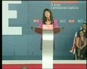Tamara Canosa no acto de celebración dos tres anos de Goberno de cambio en Galicia