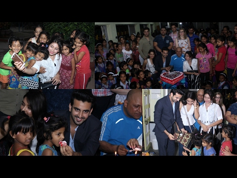 Miss India Vaishnavi Patwardhan & Team At Announcment Of Film Raj Abrodiya With NGO Kids