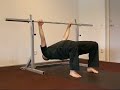 Supine Pull Ups - knees bent, feet on floor Supine Pull Ups - knees bent, feet on floor