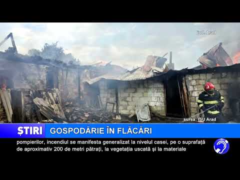 Gospodărie în flăcări...