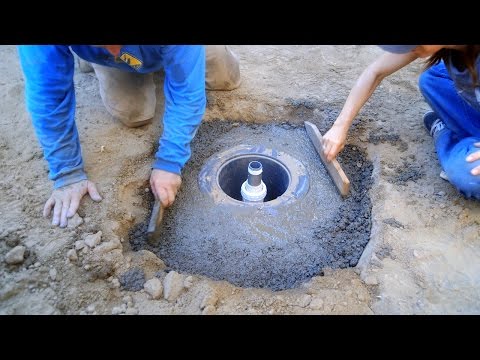 how to drain small pond