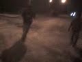 regresando de la caminata nocturna