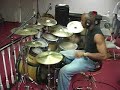 Pete playing drums at AFC Pete playing drums at AFC