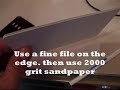 (#12)Cutting & Finishing Pickguard Material (#12)Cutting & Finishing Pickguard Material
