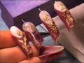 acrylic nail modelling  grape rod 