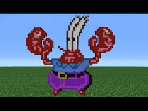 how to make mr krabs house in minecraft