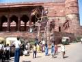 Wheel run by manpower in Fatehpur Sikri India