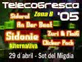 anuncio de la fiesta universitaria live music festival telecogresca 2005, con la fuga, seguridad social, los delinq�entes, il puto musicante, cheb balowski, clicker pach, sideral, sidonie, an der beat, zuri & flaig y wakannaka. http://www.telecogresca.com