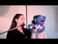 Kay ThePal (Sierra Rein) sings a new composition at The Salon...