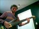 trying to play fancy bass.  chops pretty much gone!!