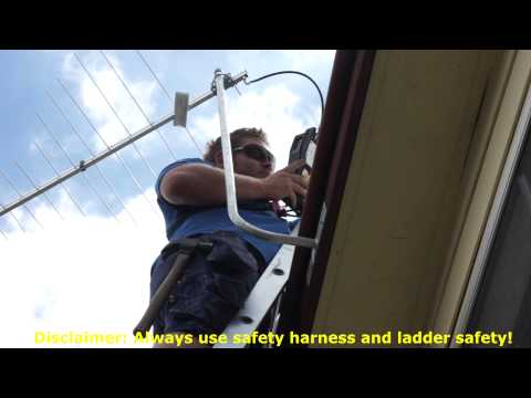 how to fit tv antenna