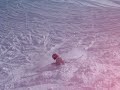 Candra is forced to take her first 'black diamond' run at Sunshine Mountain on a beautiful powder day.  After making it down the hardest part of the run, the rest of it was caught on video!