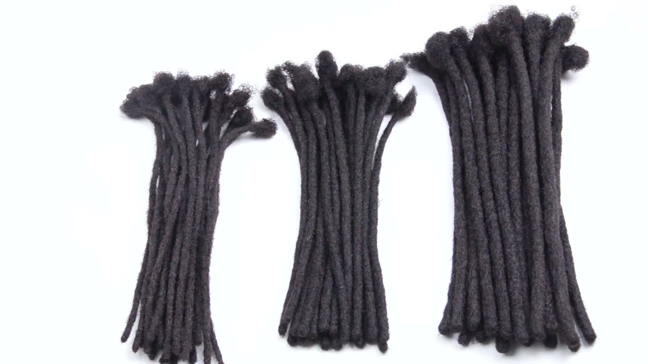 Dreadlock extensions in different sizes---HohoDreads