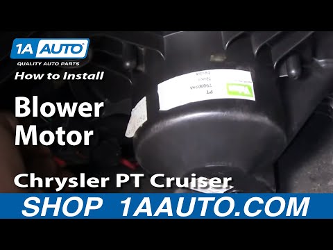 How To Install Replace AC Heater Fan Blower Motor Chrysler PT Cruiser 01-05 1AAuto.com