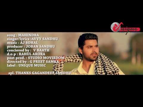 Avvy Sandhu - Mahindra | 2014 | Latest Punjabi Song