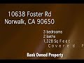 10638 Foster Rd   Bank Owned Property for Sale
