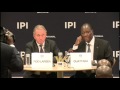 Alassane Ouattara, President of Côte d'Ivoire, spoke at IPI on September 22, 2011. He outlined steps that he was taking to bring people together in his country, which was convulsed by violence in the six months following the November 2010 election. IPI President Terje Rød-Larsen made opening remarks.