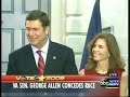 GEORGE ALLEN  CONCEDES ! !