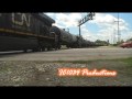 CN 2683 leads CN A431 in Decatur, Illinois with 6 locomotives! MUST SEE! (6-17-09)