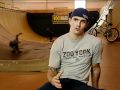 Inline skater wipes out during Jamie Bestwick interview