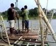Standard Penetration Test on the bed of river Brahmaputra