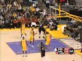 KOBE  shoves SHAQ
