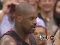 KOBE  shoves SHAQ