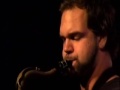 kosmonaut plays tirana express by aron n�rsteb� performance at tjodhallen uis, 18.08.09 aron n�rsteb� - guitar, audun reithaug rasmussen - doublebass, inge weatherhead breistein - tenor sax, brage t�rm�nen - drums