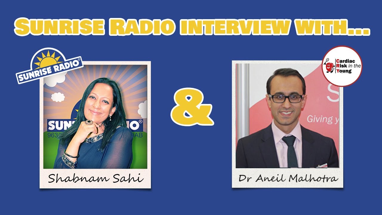 Dr Aneil Malhotra interview on SunRise radio