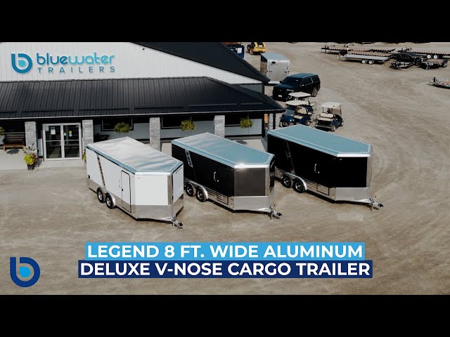 2024 Legend 8 Wide Aluminum Deluxe V-Nose Trailer - 8' x 17'! in Cargo & Utility Trailers in City of Toronto