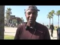 Venice beach arttis Aaron Waugh talking about venice