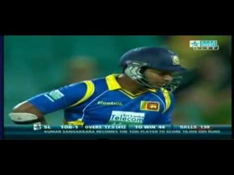 Kumar Sangakkara - 10,000th ODI run