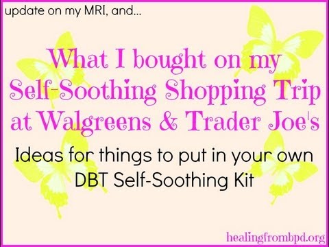 how to self soothe bpd