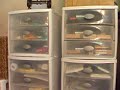 Scrapbook supply organization